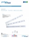 Product Sheet - Paper Infant Tape Measure
